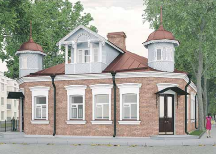 Таким будет здание дома купца Хомякова