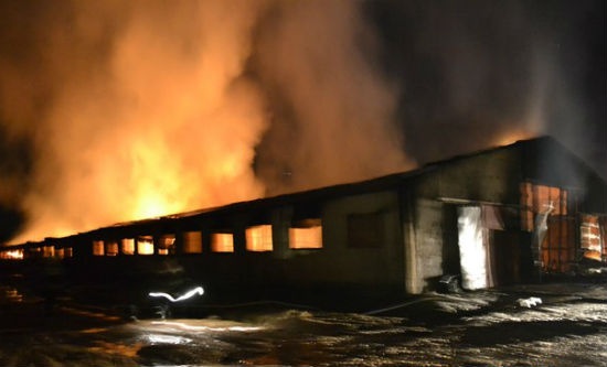 Рабочий из Агалатово устроил пожар со взрывом на мебельном складе