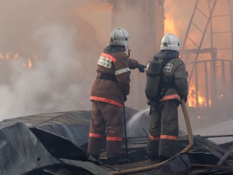 На пожаре в Порошкино нашли два обгоревших тела