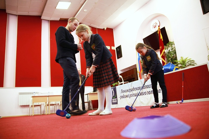 Гимназия во Всеволожске присоединилась к школьному гольфу
