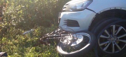 При ДТП в Куйвози серьезно пострадал мотоциклист