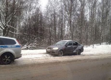 В массовом ДТП на Выборгском шоссе пострадали три человека