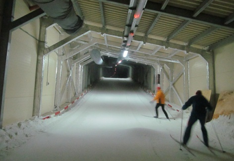 В Токсово открыт лыжный тоннель