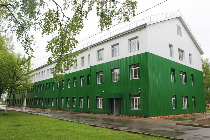 Реконструкция военного городка в Ленинградской области ведется активными темпами