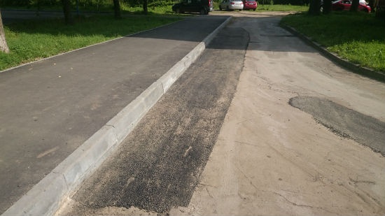 В Кузьмоловском завершен ямочный ремонт дорог