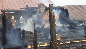 Пожар в садоводстве возле Грузино тушили полтора часа