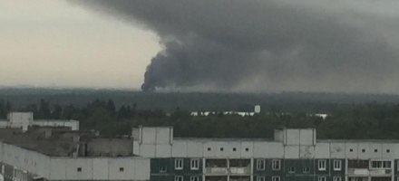 Пожар на Ржевском полигоне