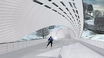 Лыжный тоннель в Токсово будет работать круглый год