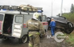 Спасатели ликвидировали последствия ДТП на Старо-Приозерском шоссе