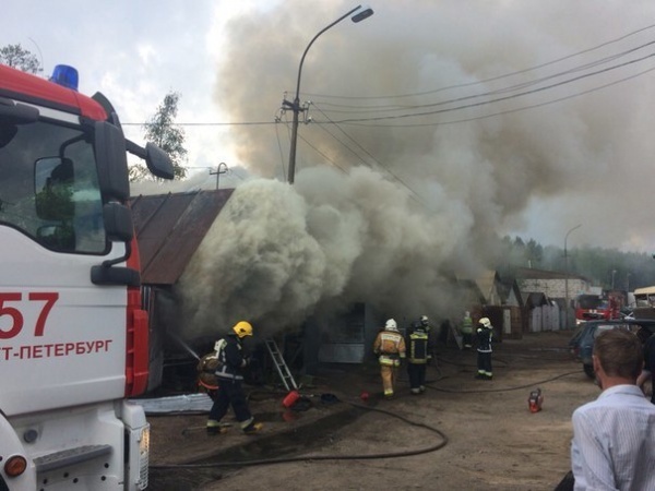 Спасатели потушили серьезный пожар в Сертолово